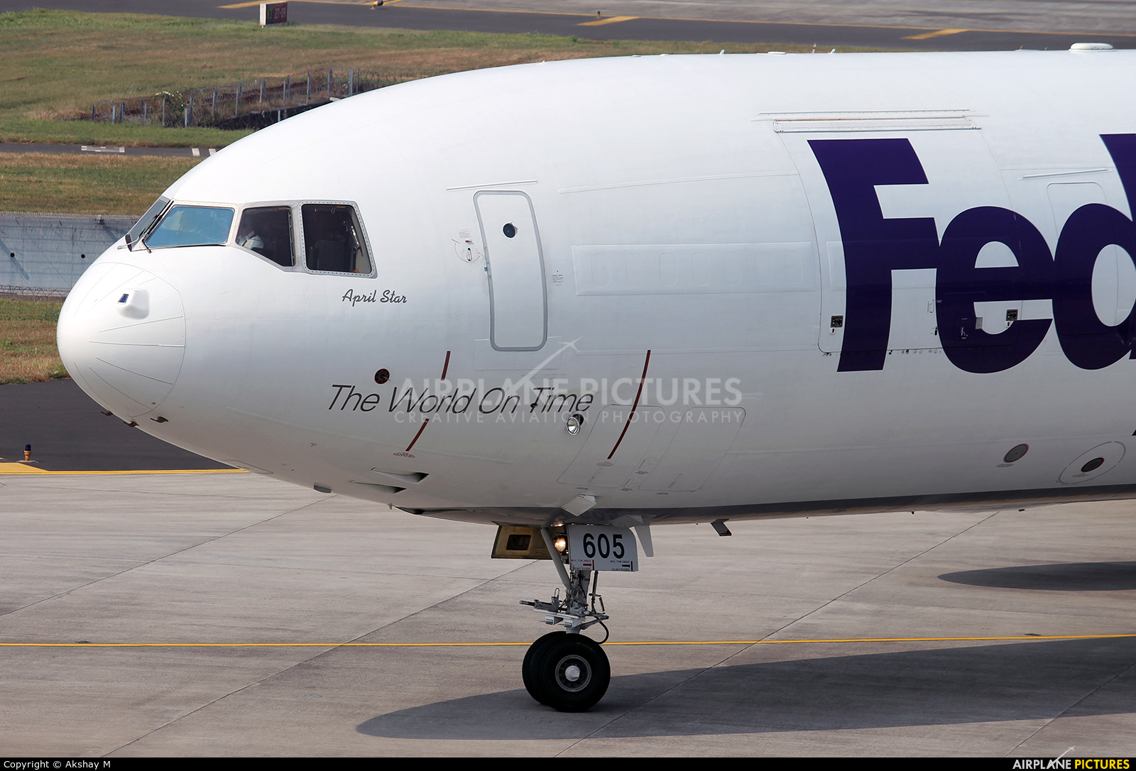 FedEx Federal Express N605FE aircraft at Mumbai - Chhatrapati Shivaji Intl