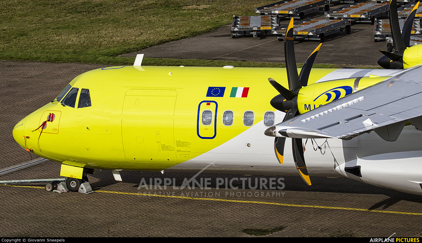 Mistral Air OY-YAE aircraft at Eindhoven