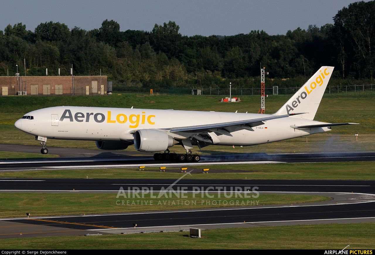 AeroLogic D-AALA aircraft at Brussels - Zaventem