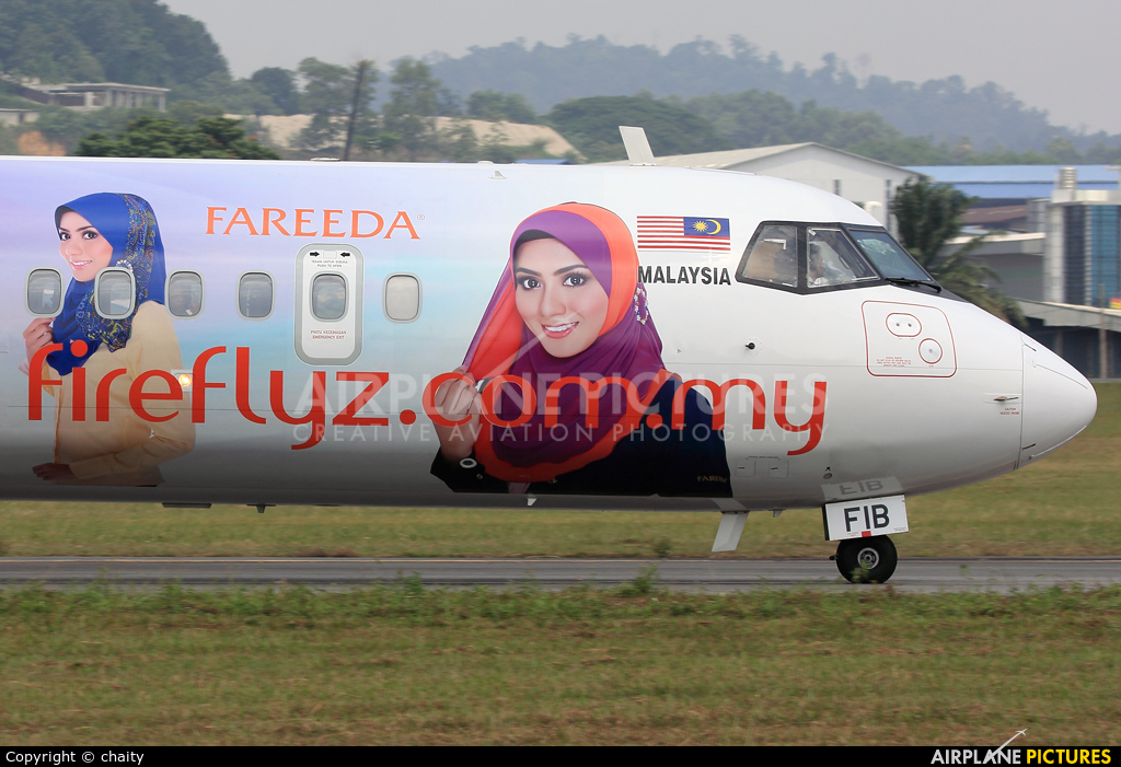 Firefly 9M-FIB aircraft at Subang - Sultan Abdul Aziz Shah