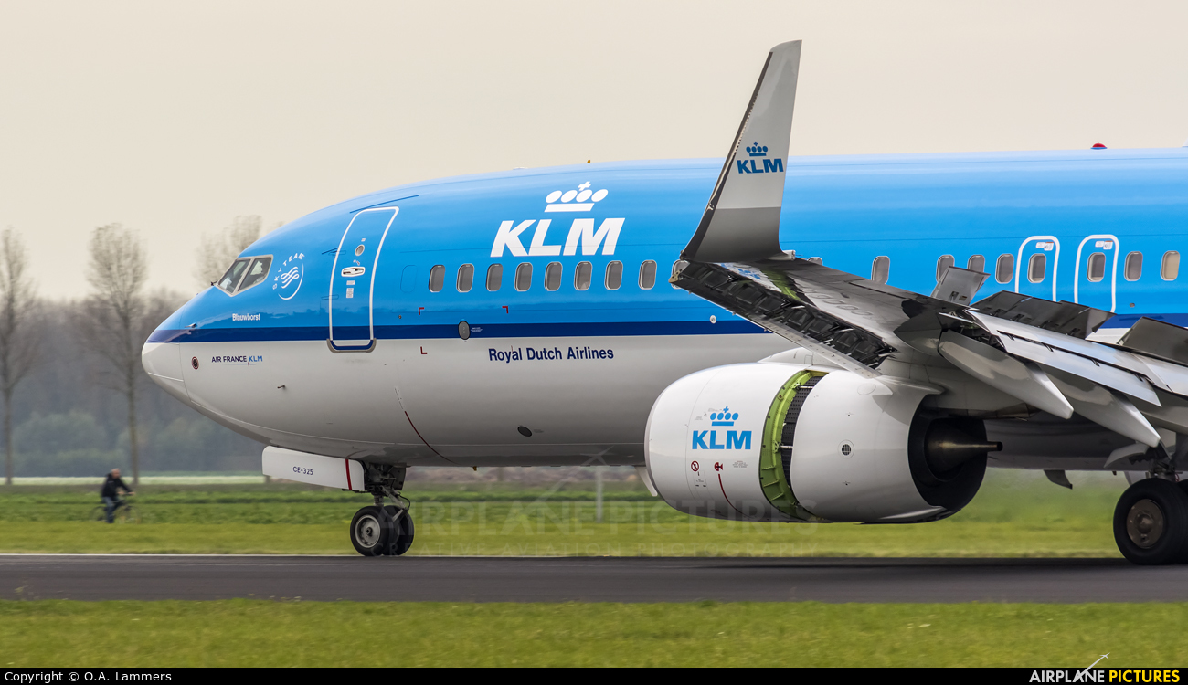 KLM PH-BCE aircraft at Amsterdam - Schiphol
