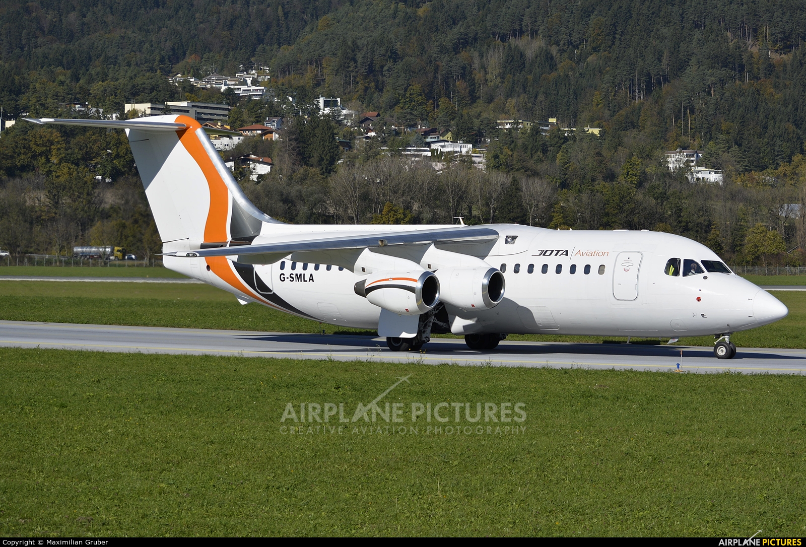 Jota Aviation G-SMLA aircraft at Innsbruck