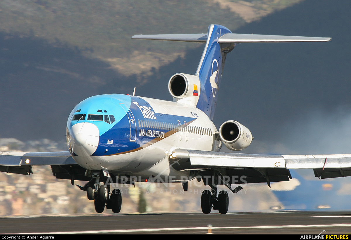 TAME HC-BLE aircraft at Quito - Mariscal Sucre
