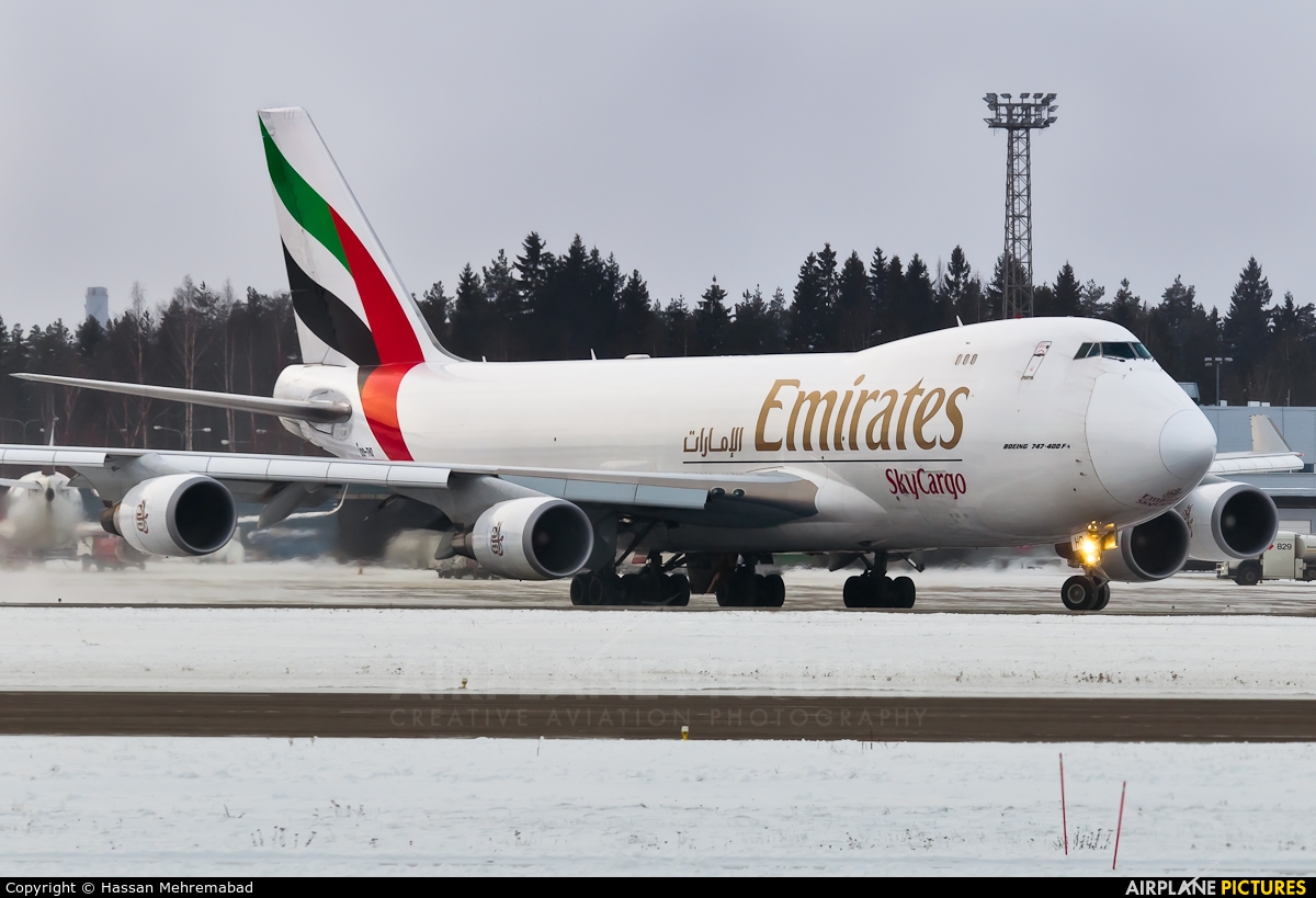 Emirates Sky Cargo OO-THD aircraft at Helsinki - Vantaa