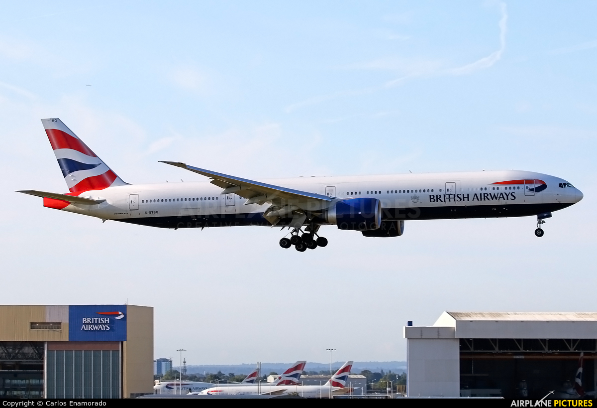 British Airways G-STBG aircraft at London - Heathrow