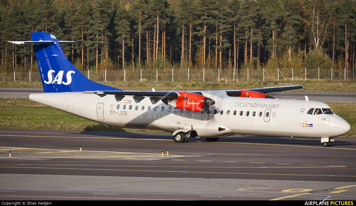 SAS - Scandinavian Airlines OY-JZB aircraft at Helsinki - Vantaa