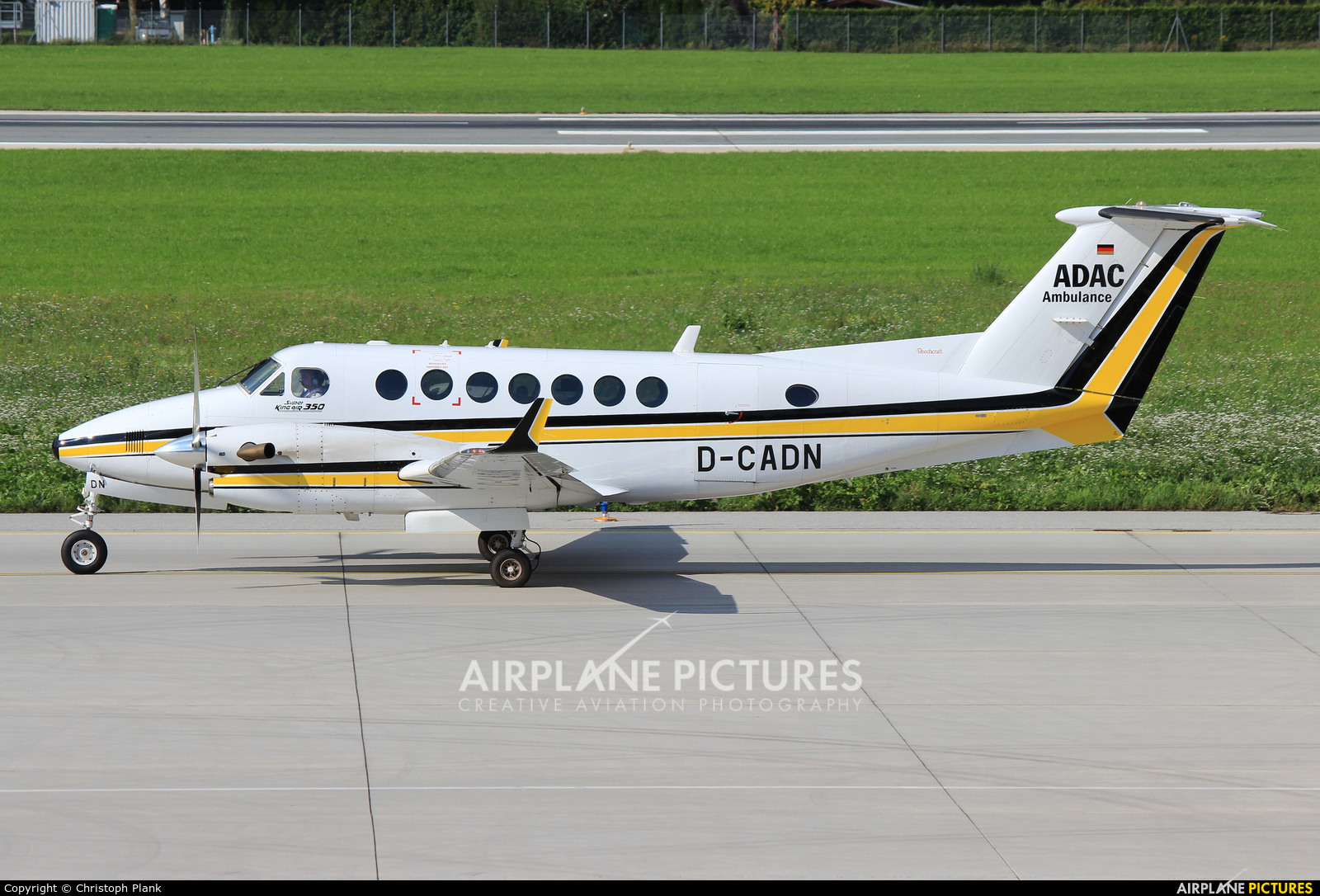 ADAC Luftrettung D-CADN aircraft at Innsbruck