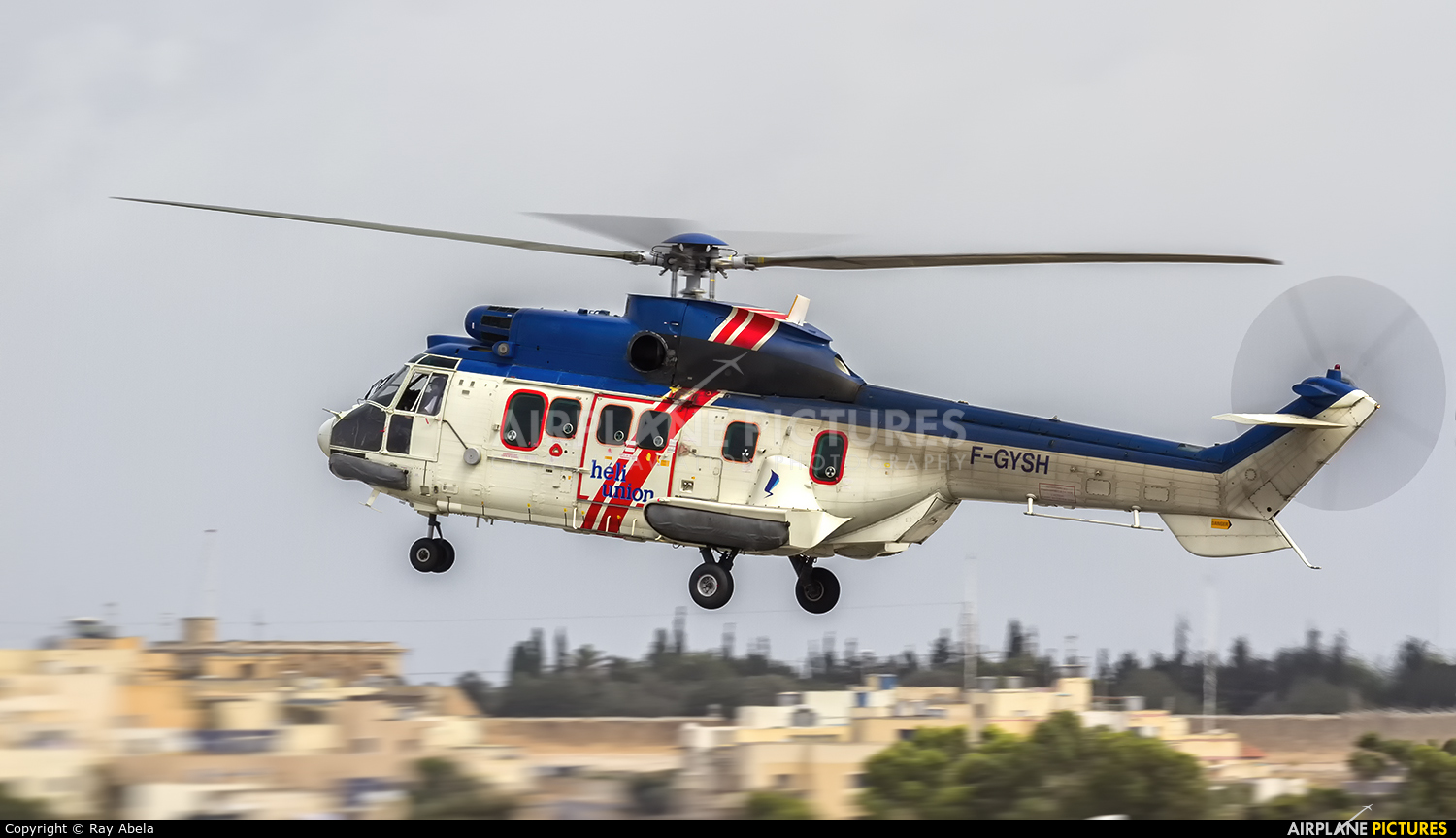 Heli-Union F-GYSH aircraft at Malta Intl