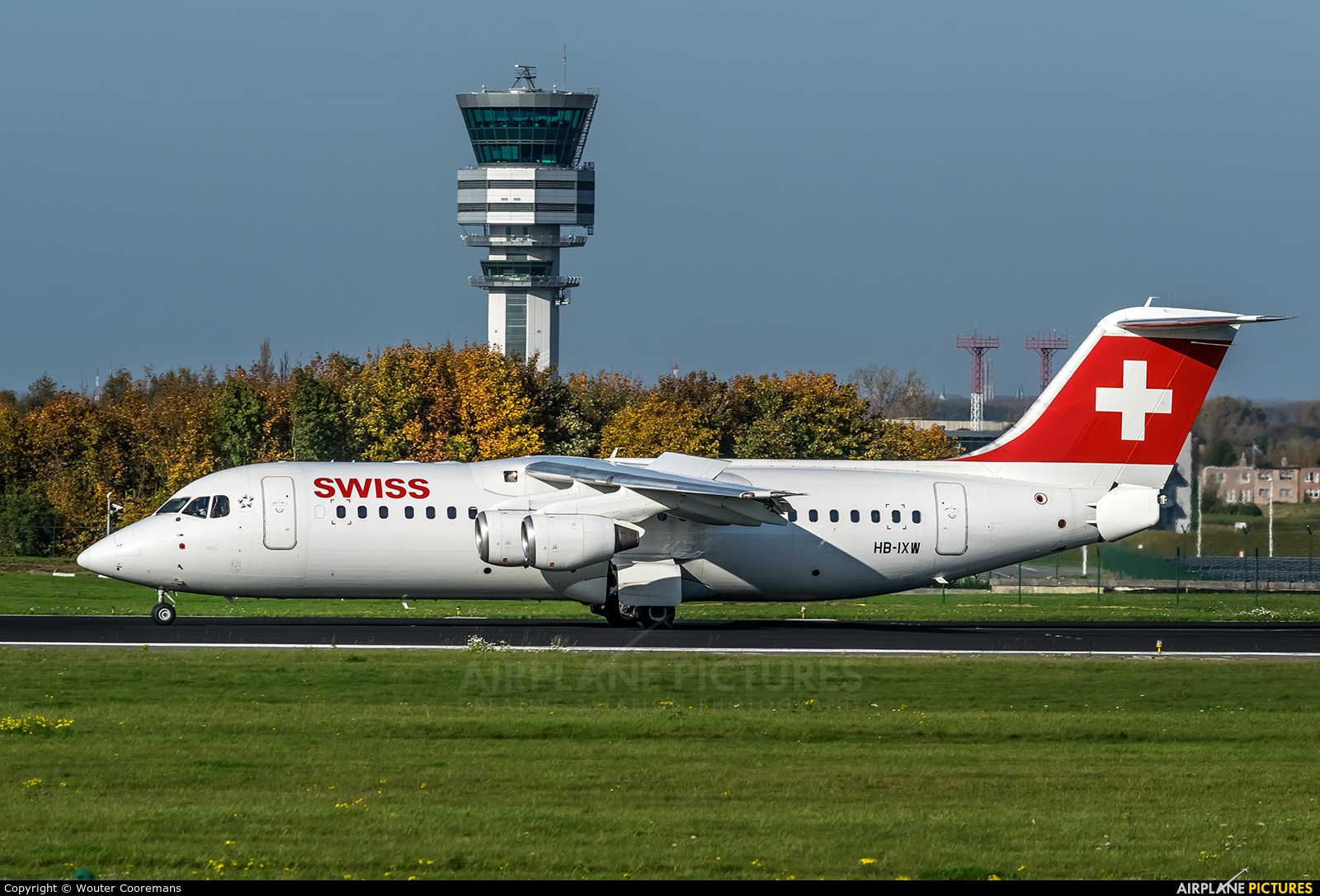 Swiss HB-IXW aircraft at Brussels - Zaventem