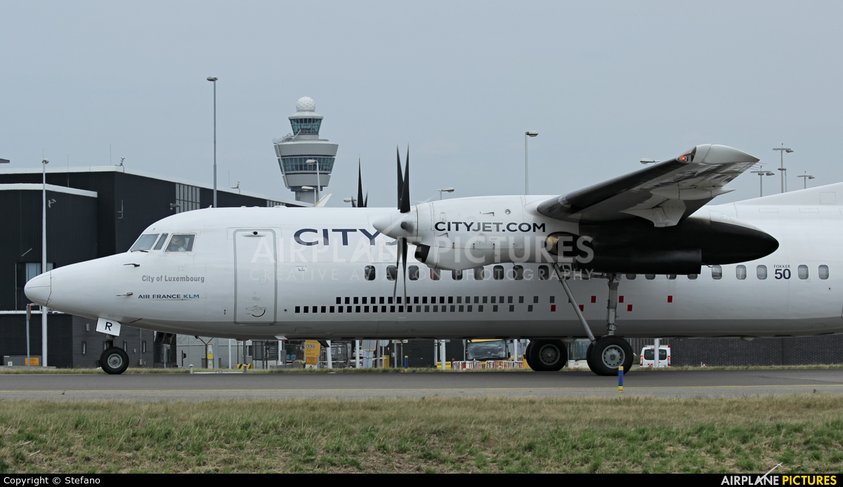 CityJet OO-VLR aircraft at Amsterdam - Schiphol