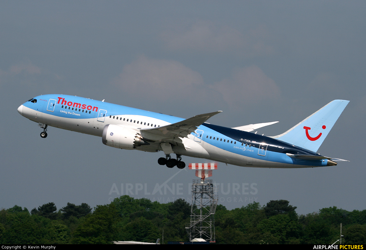 Thomson/Thomsonfly G-TUIA aircraft at Manchester