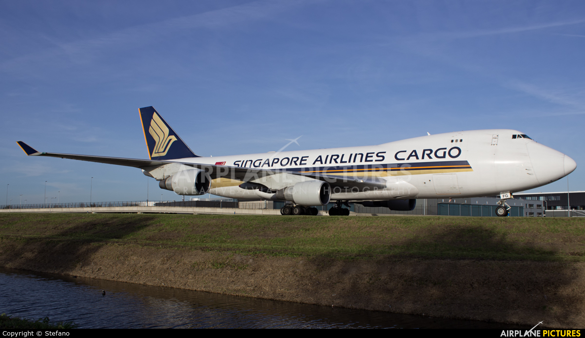 Singapore Airlines Cargo 9V-SFG aircraft at Amsterdam - Schiphol