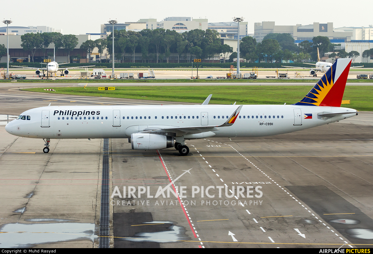 Philippines Airlines RP-C9911 aircraft at Singapore - Changi
