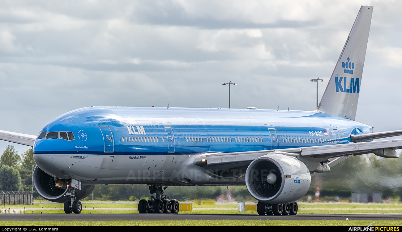 KLM PH-BQC aircraft at Amsterdam - Schiphol