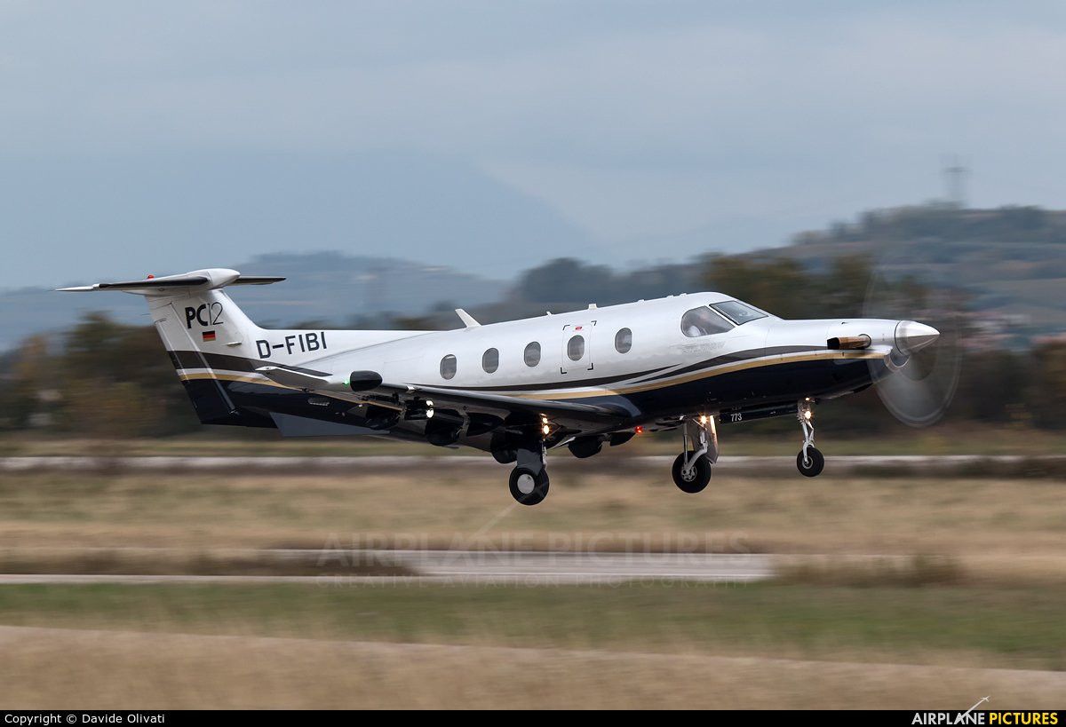 Private D-FIBI aircraft at Verona - Boscomantico