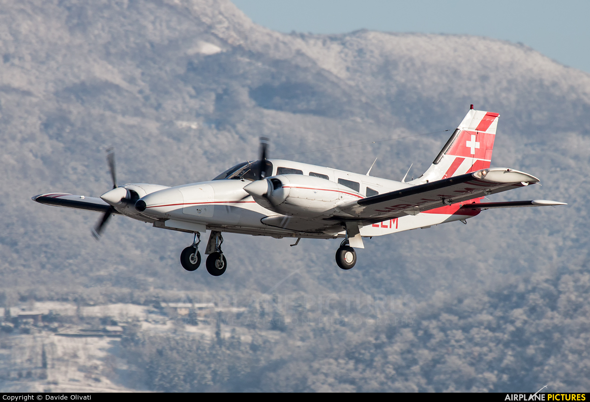 Private HB-LLM aircraft at Bergamo - Orio al Serio