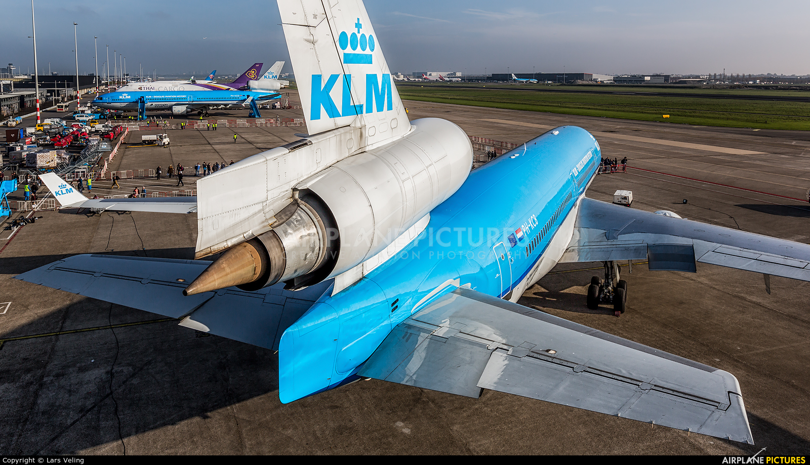 KLM PH-KCB aircraft at Amsterdam - Schiphol