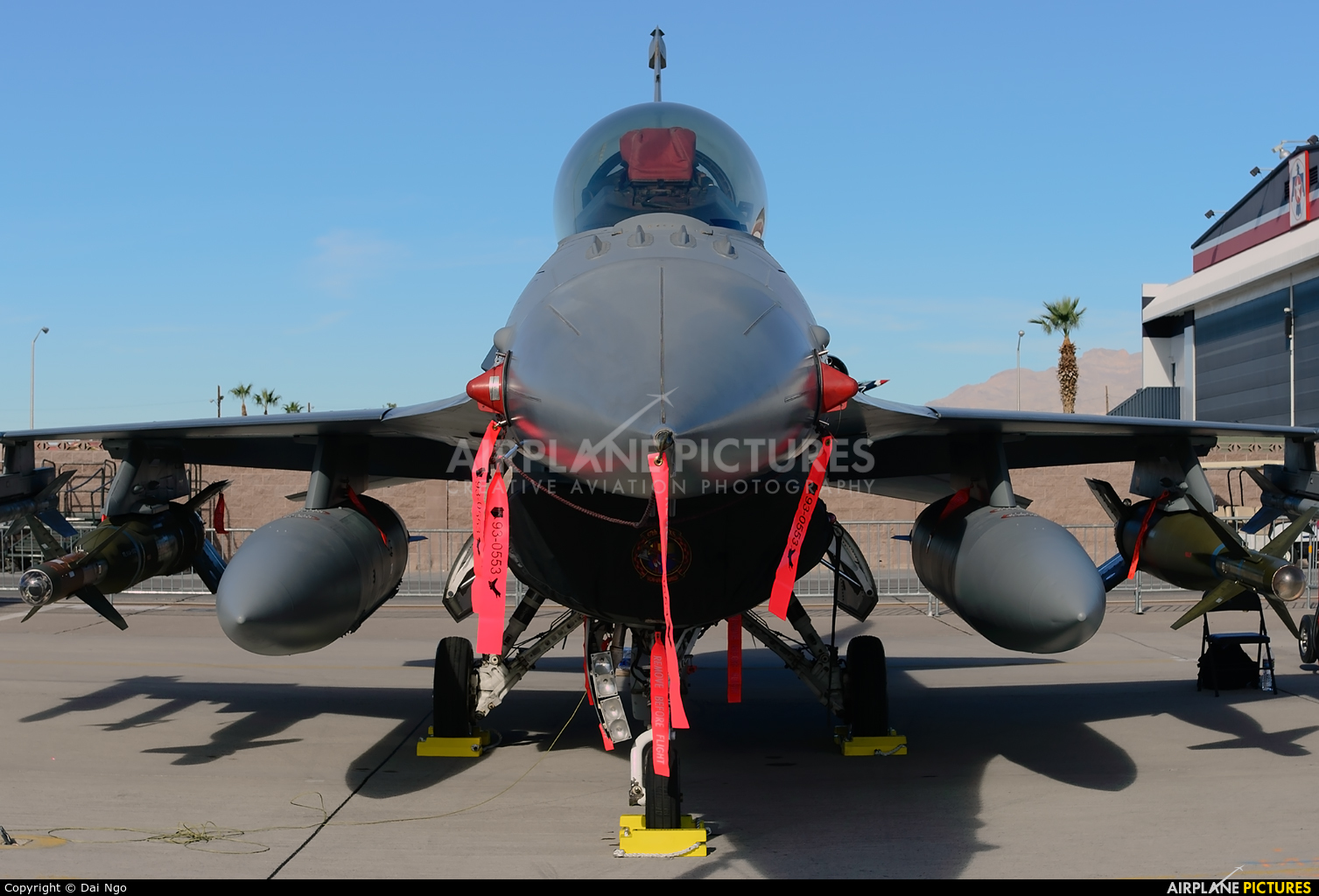 USA - Air Force 93-0553 aircraft at Nellis AFB