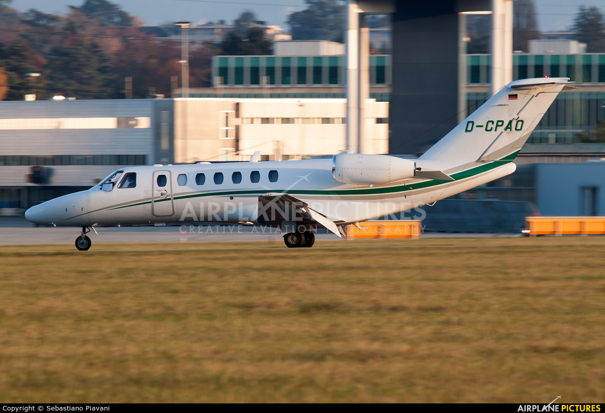 Private D-CPAO aircraft at Geneva Intl