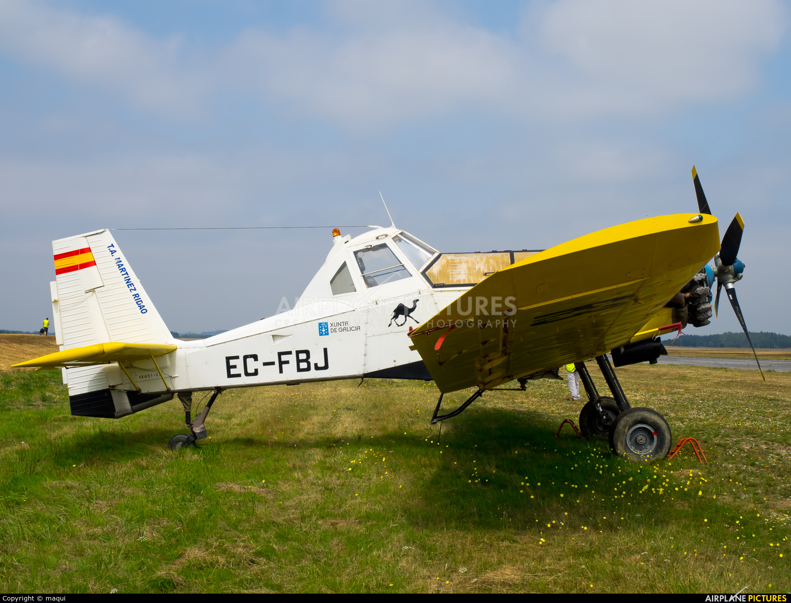 Private EC-FBJ aircraft at Lugo - Rozas