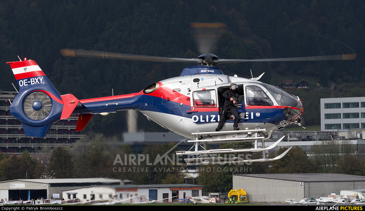 Austria - Police OE-BXY aircraft at Innsbruck
