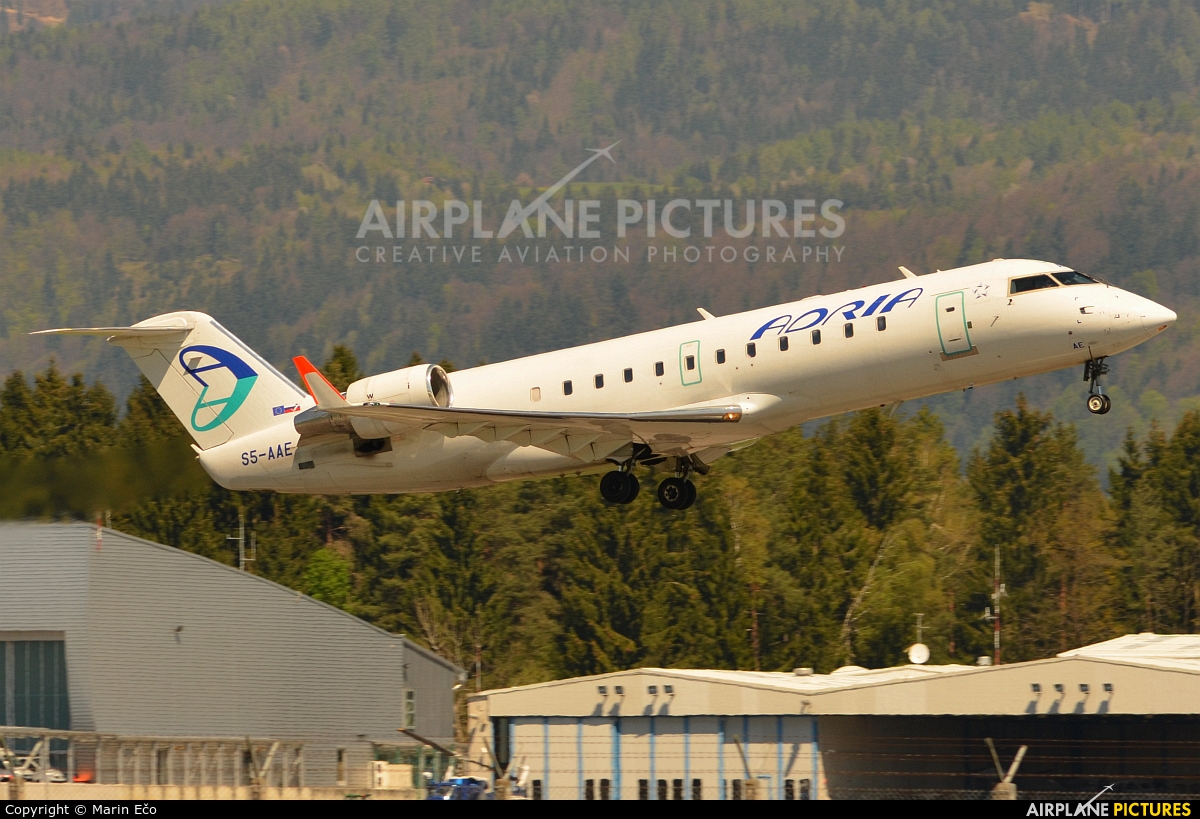 Adria Airways S5-AAE aircraft at Ljubljana - Brnik