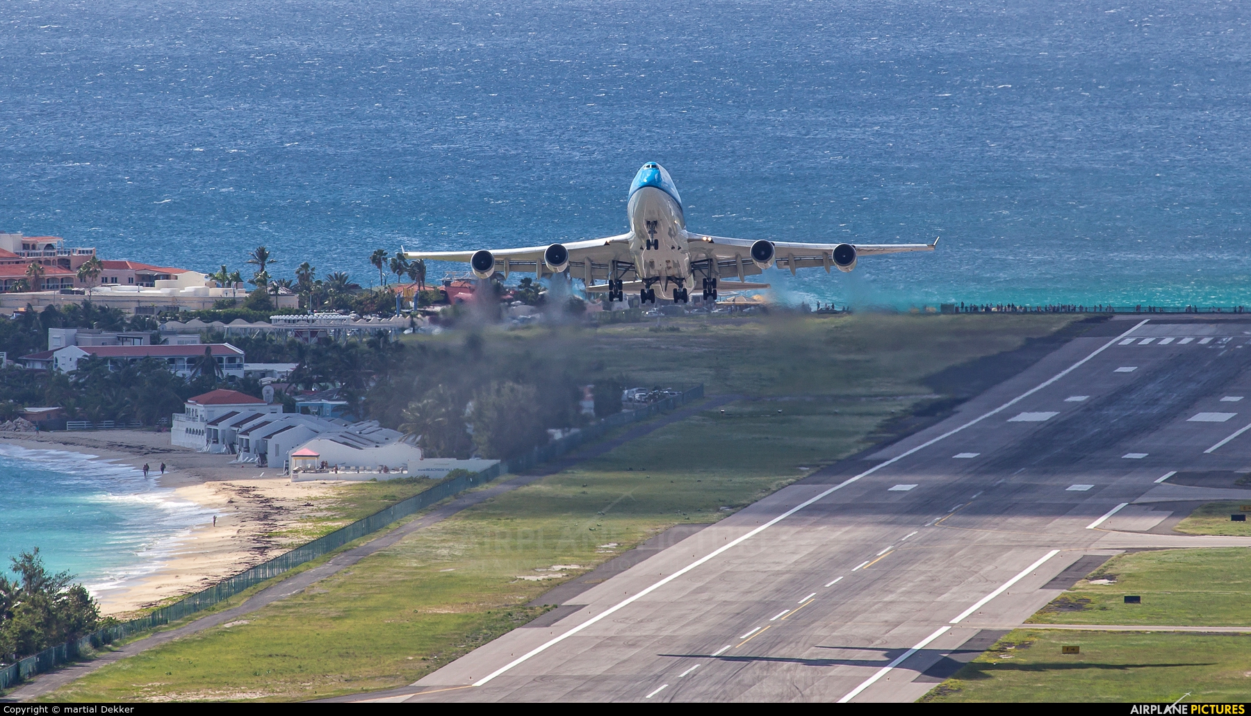 KLM Asia PH-BFY aircraft at Sint Maarten - Princess Juliana Intl
