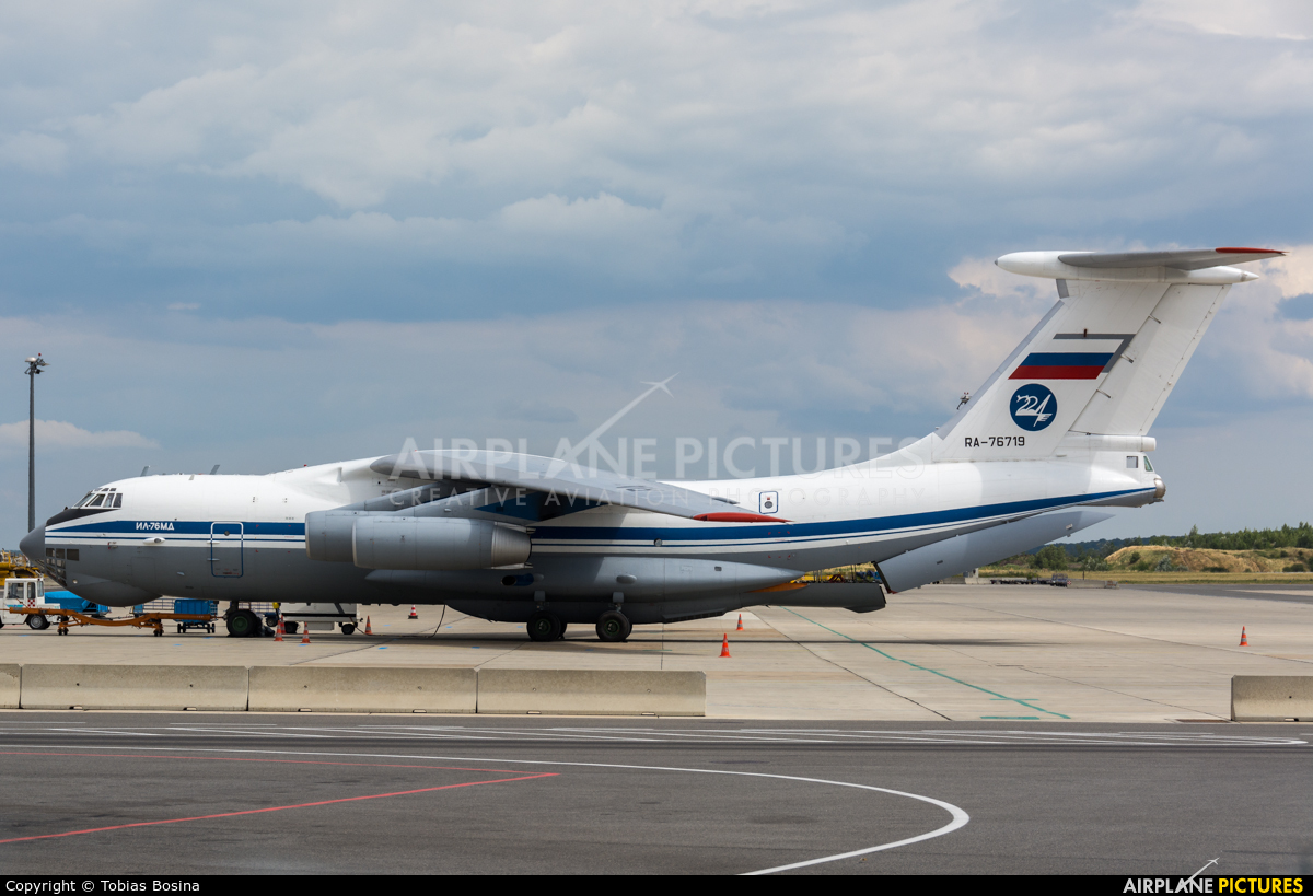 224 Flight Unit RA-76719 aircraft at Vienna - Schwechat