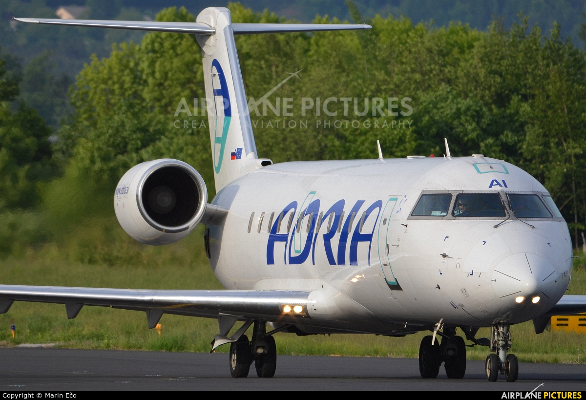 Adria Airways S5-AAI aircraft at Ljubljana - Brnik