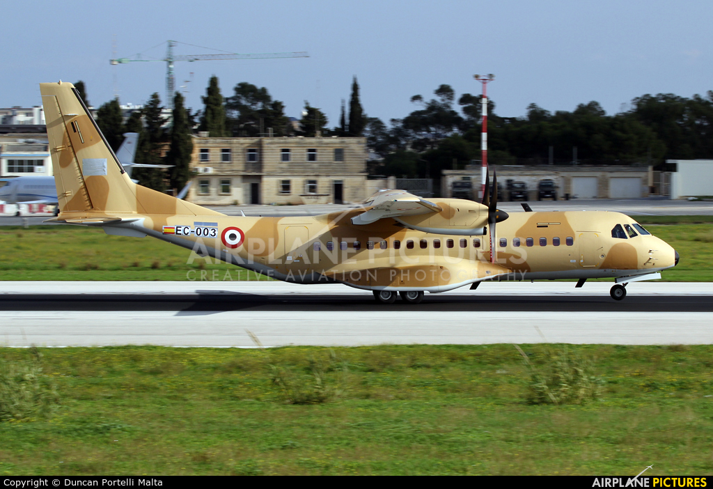 Egypt - Air Force EC-003 aircraft at Malta Intl