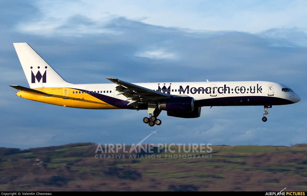 Monarch Airlines G-DAJB aircraft at Grenoble - Saint-Geoirs