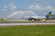 Thomas Cook Scandinavia maiden flight  from Stockholm to SXM title=