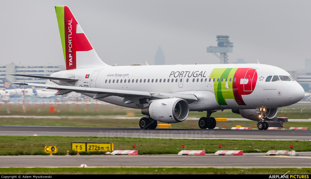 TAP Portugal CS-TTQ aircraft at Frankfurt