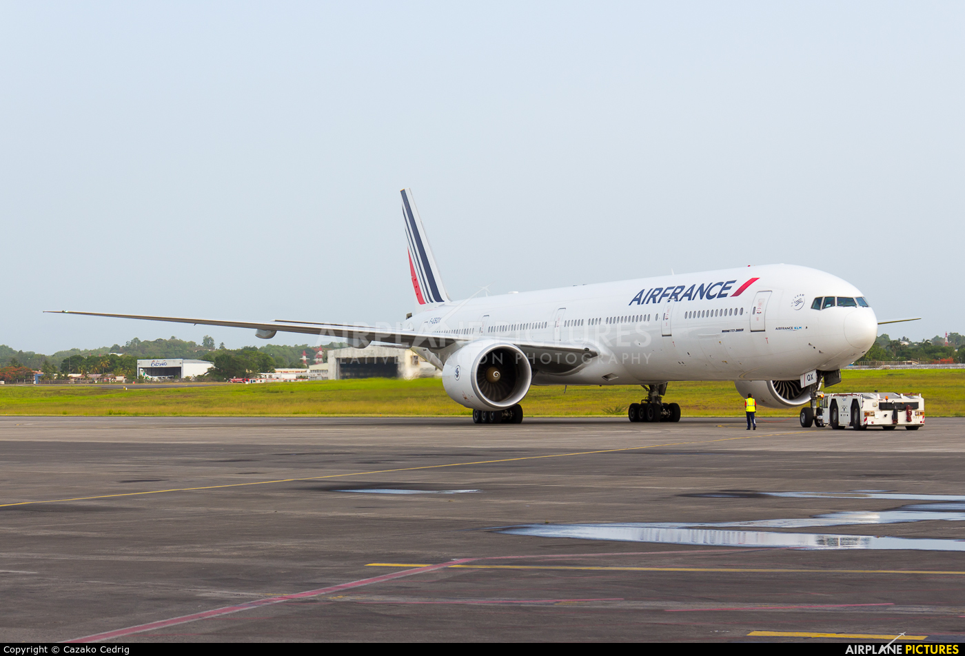 Air France F-GSQX aircraft at Guadeloupe - Pointe-à-Pitre