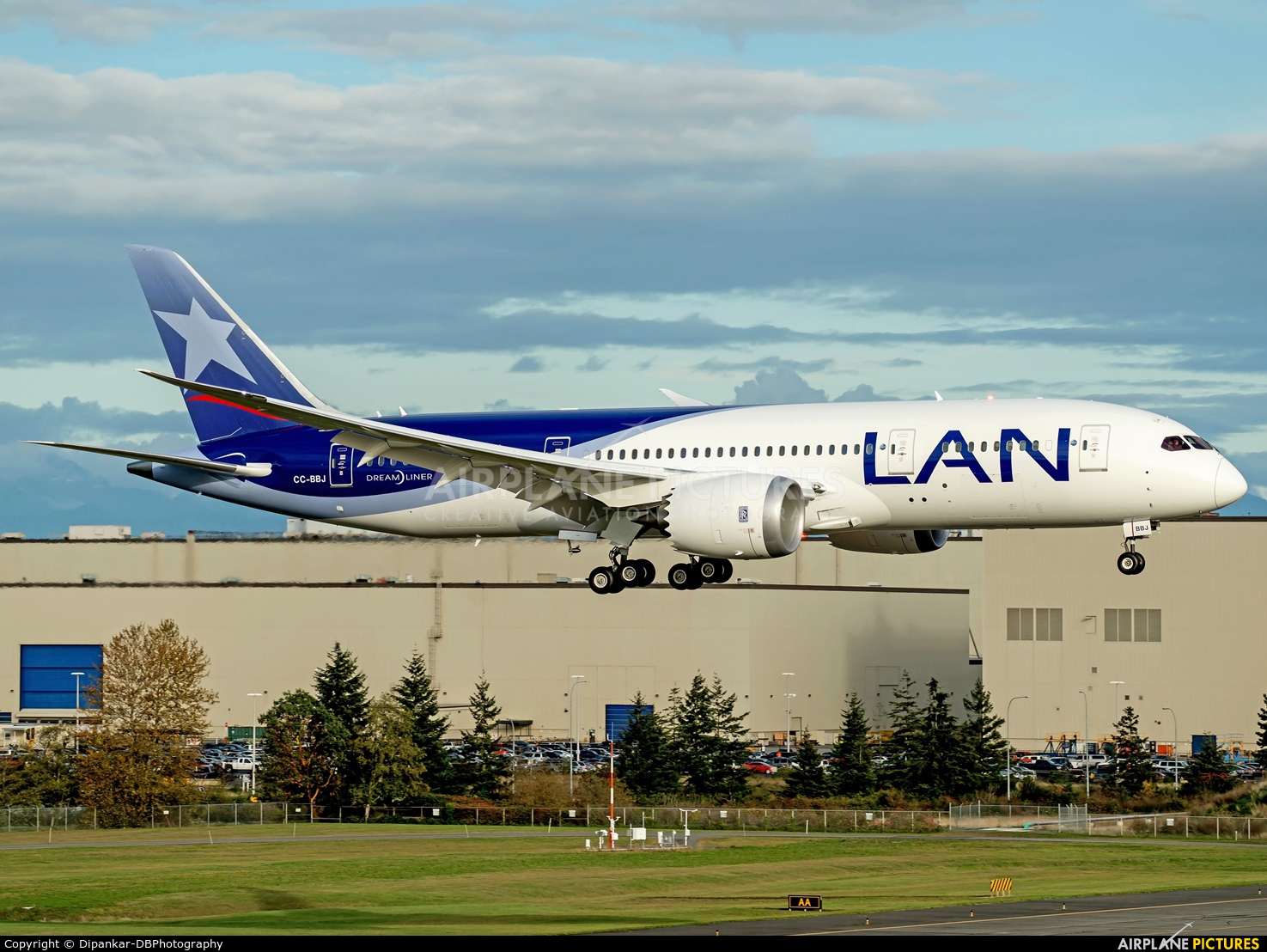 LAN Airlines CC-BBJ aircraft at Everett - Snohomish County / Paine Field