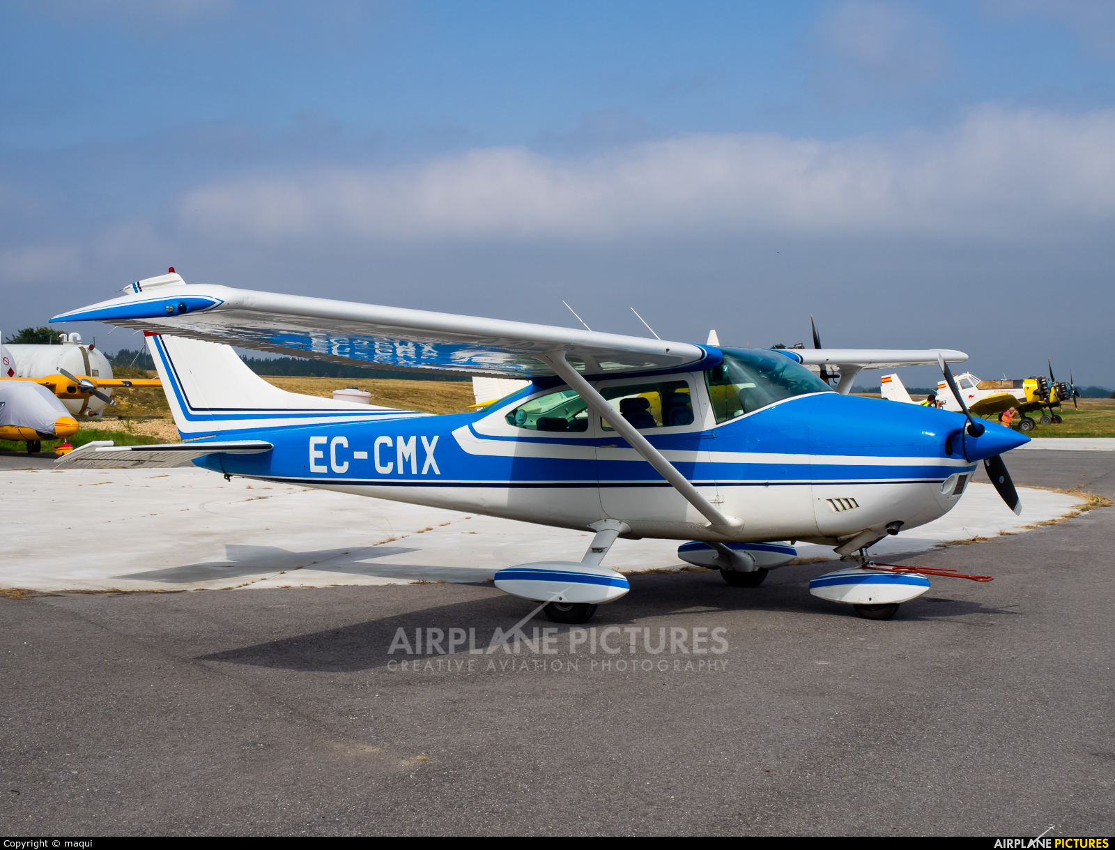 Private EC-CMX aircraft at Lugo - Rozas