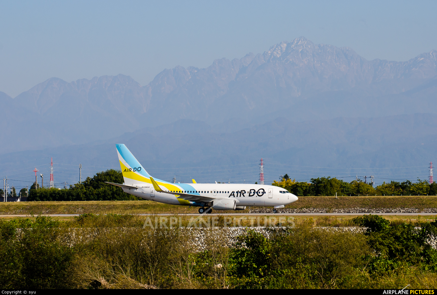 Air Do - Hokkaido International Airlines JA08AN aircraft at Toyama