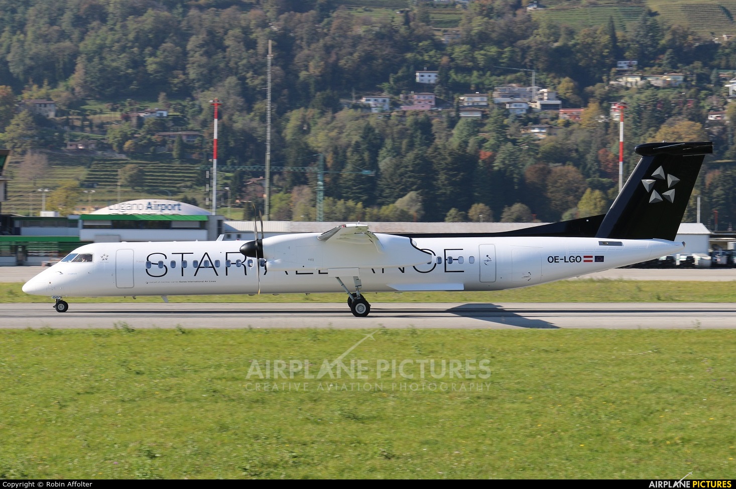 Austrian Airlines/Arrows/Tyrolean OE-LGO aircraft at Lugano - Agno