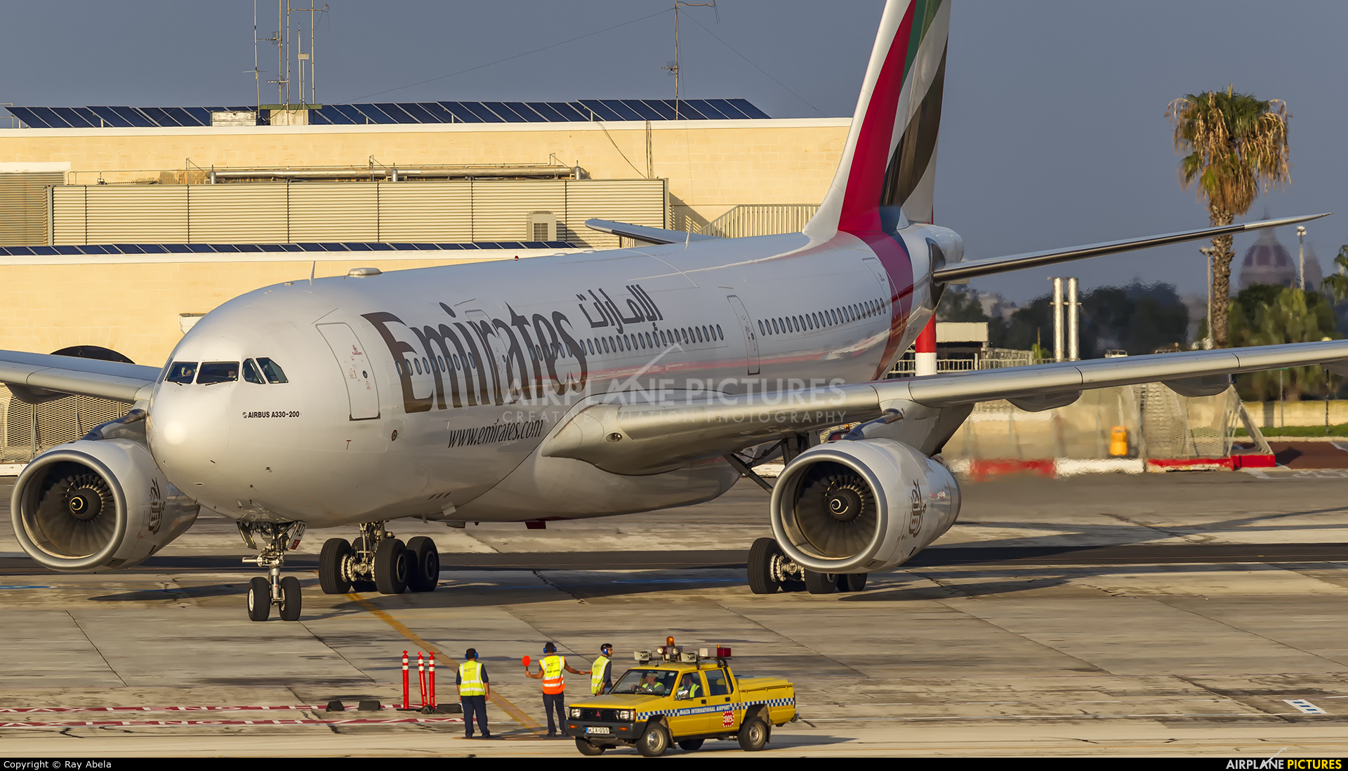 Emirates Airlines A6-EAD aircraft at Malta Intl