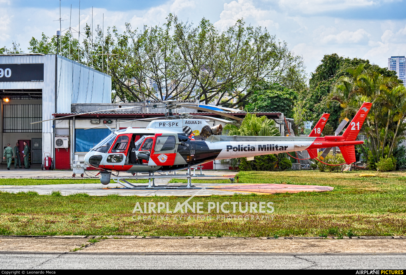 Brazil - Police PR-SPK aircraft at São Paulo - Campo de Marte