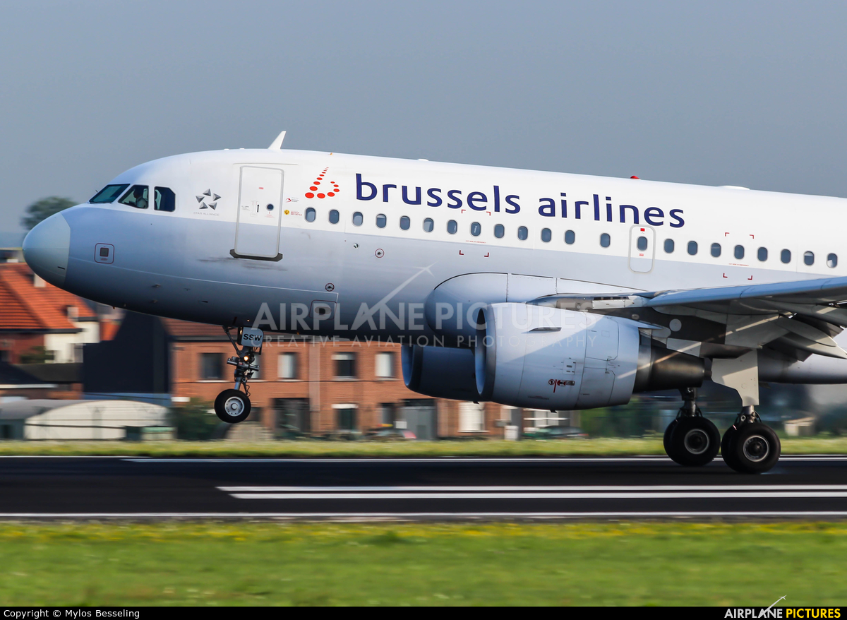 Brussels Airlines OO-SSW aircraft at Brussels - Zaventem