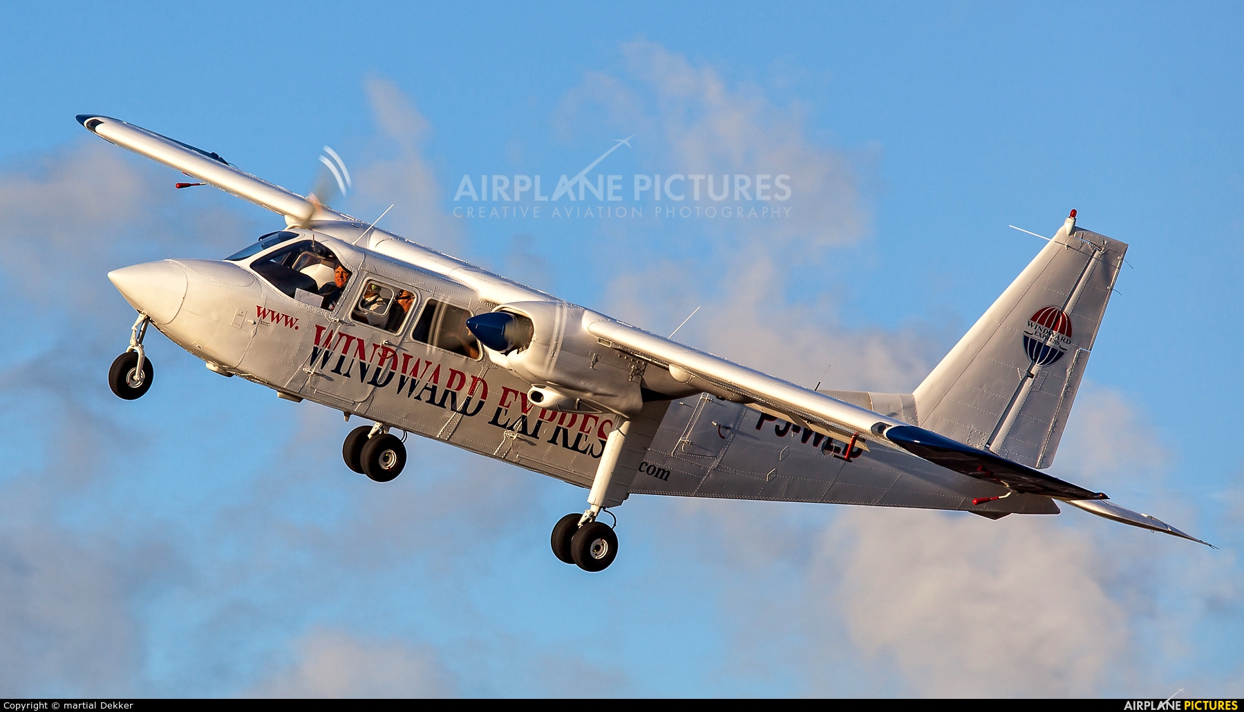 Winward Express PJ-WEB aircraft at Sint Maarten - Princess Juliana Intl