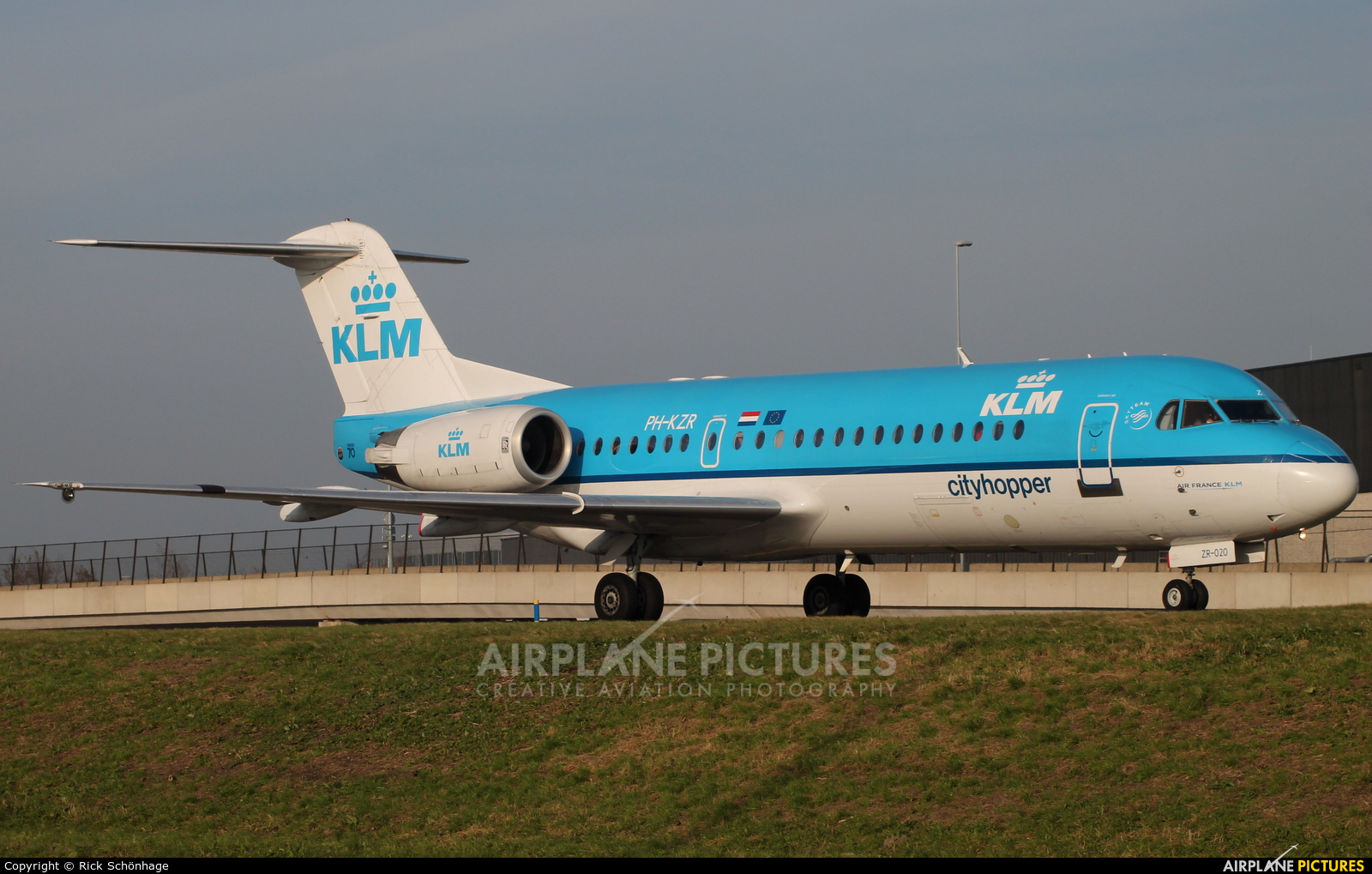 KLM Cityhopper PH-KZR aircraft at Amsterdam - Schiphol