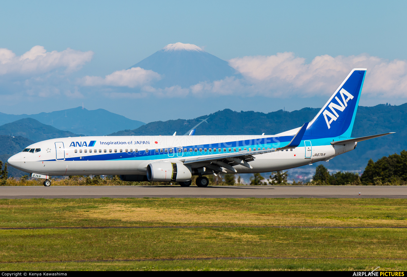 ANA - All Nippon Airways JA67AN aircraft at Shizuoka