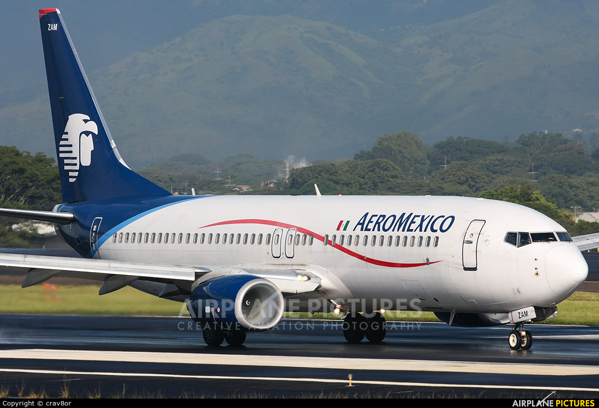 Aeromexico XA-ZAM aircraft at San Jose - Juan Santamaría Intl