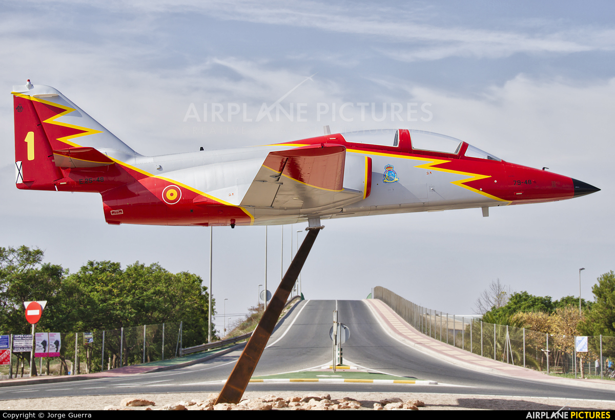 Spain - Air Force : Patrulla Aguila E.25-48 aircraft at Off Airport - Spain