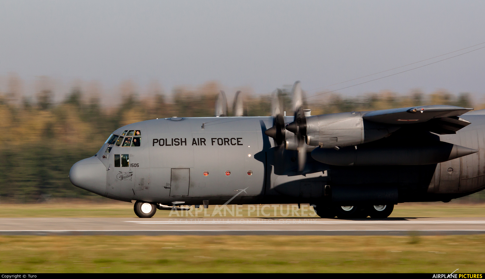 Poland - Air Force 1505 aircraft at Poznań - Krzesiny