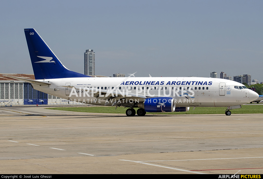 Aerolineas Argentinas LV-GOO aircraft at Buenos Aires - Jorge Newbery