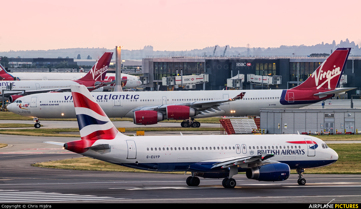 British Airways G-EUYP aircraft at London - Heathrow