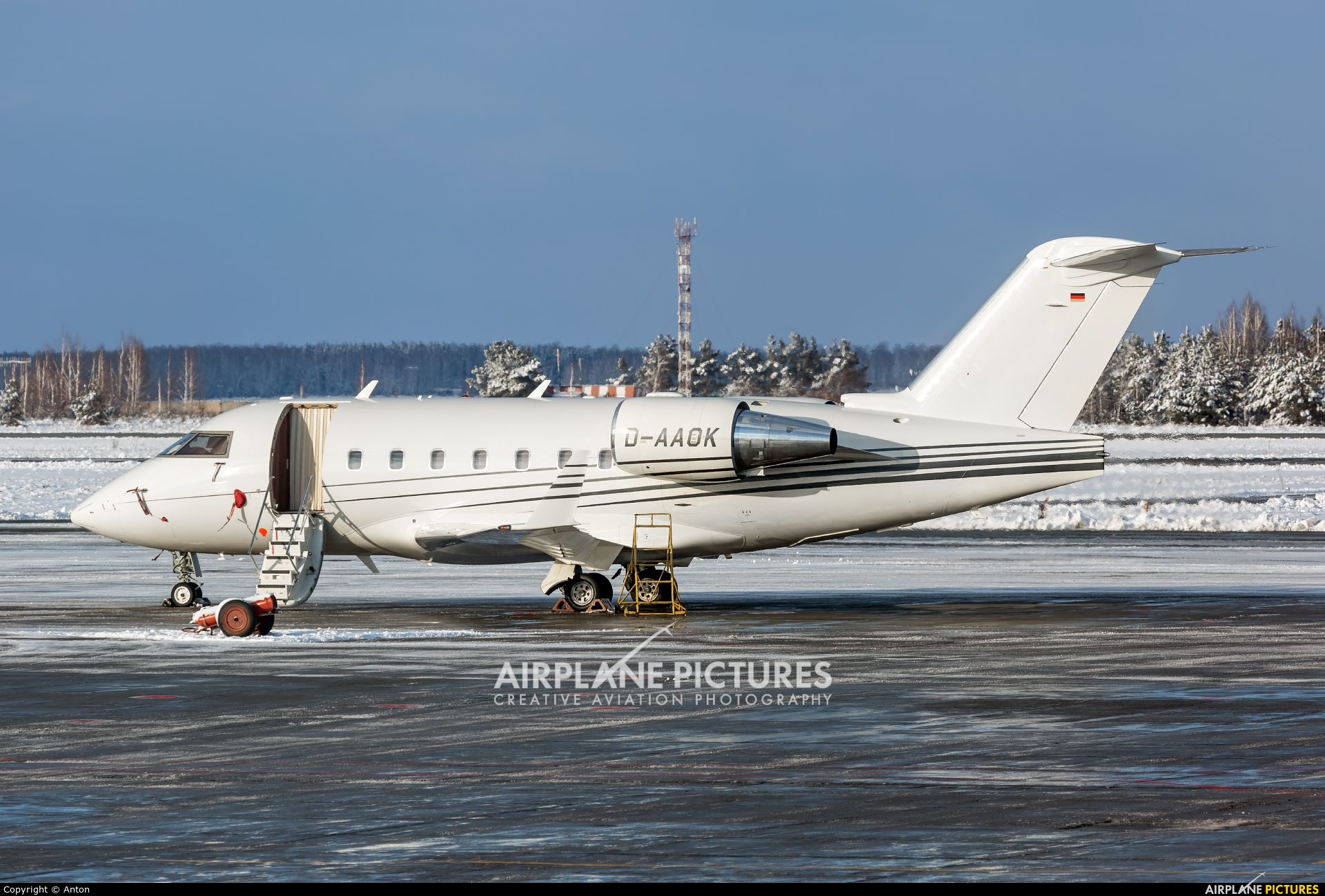 Cirrus Airlines D-AAOK aircraft at Chelyabinsk